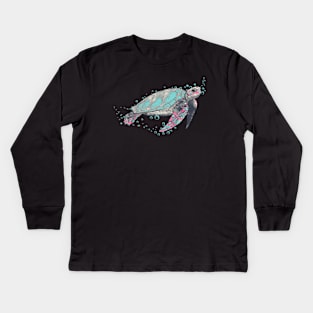 sea turtle Kids Long Sleeve T-Shirt